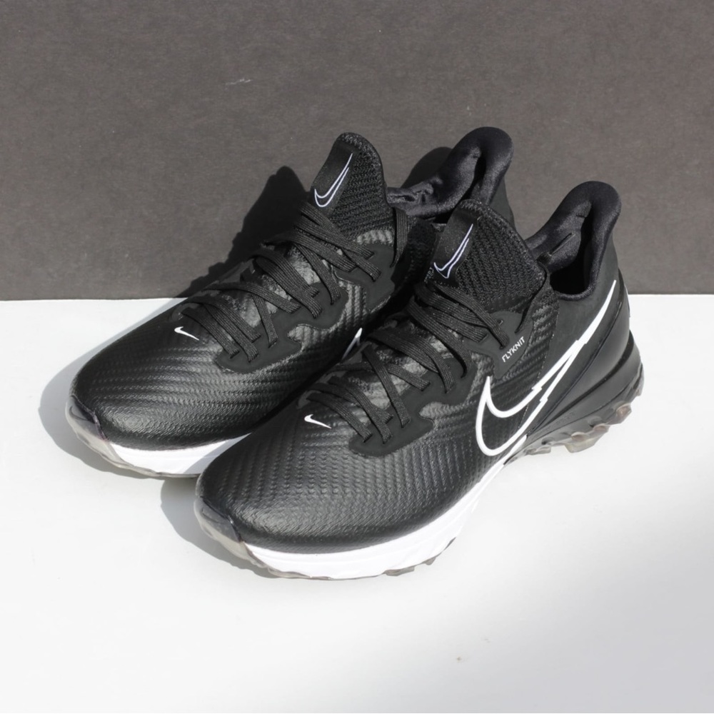Nike Air Zoom Infinity Tour Men’s size 10 flyknit black golf shoes